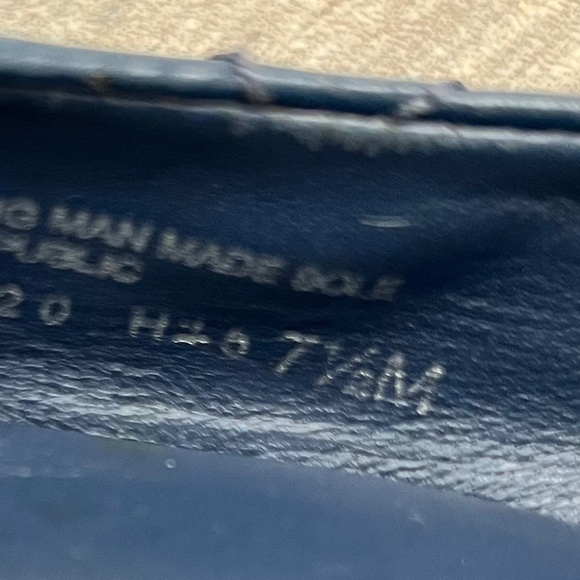 Tory Burch Navy Quilted Ballet Flat - Picture 8 of 8